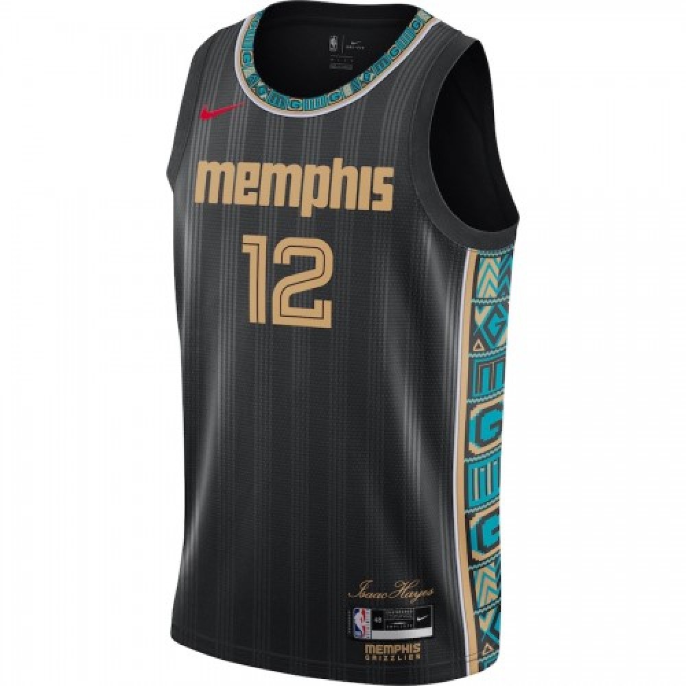 Men's Memphis Grizzlies Ja Morant #12 Black 2020/21 Swingman Jersey - City Edition-Pro Kit Vault | Brand New 26/27 Sports Jerseys